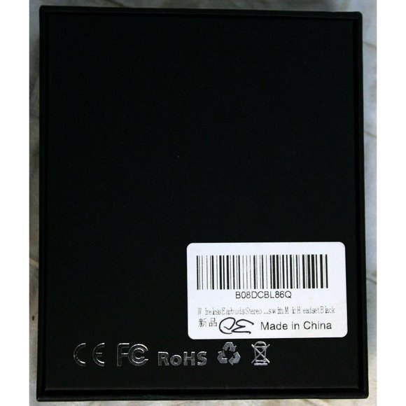 Ture Wireless Stereo Earbuds Black Wireless Headset w/ Case Accessories Model A1 - Picture 12 of 12